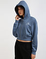 Calvin Klein Jeans Cropped Zip Through Sweatshirt
