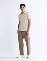 USPA Active Solid Slim Fit Polo Shirt