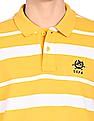 U.S. Polo Assn. Men Yellow Striped Polo Shirt