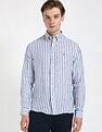 Tommy Hilfiger Striped Regular-Fit Linen Shirt