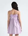 Tommy Hilfiger Back Tie Poplin Strap Dress