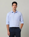 Arrow Liberty Classic Fit Vertical Striped Shirt