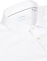 Calvin Klein Men White Slim Fit Self Design Formal Shirt