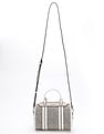 Calvin Klein Logo Beige Pvc Handbag