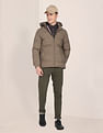 U.S. Polo Assn. Detachable Hood Panelled Polyester Jacket