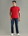 Tommy Hilfiger Solid Regular Fit Cotton Polo T-Shirt