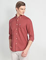 U.S. Polo Assn. Denim Co. Solid Linen Cotton Shirt