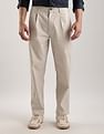 Calvin Klein Jeans Tapered-Fit Solid Mid Rise Trouser