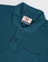 Flying Machine Patch Pocket Pique Polo Shirt