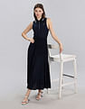 Tommy Hilfiger Cotton Polo Collar A-Line Dress