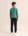 U.S. Polo Assn. Kids Boys Brand Printed Regular Fit Sweatshirt