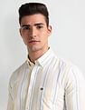 Arrow Sports vertical Stripe Oxford Shirt