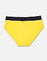 USPA Innerwear Boys Solid Cotton Spandex IKBA Briefs - Pack Of 3