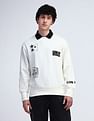Flying Machine Relaxed Fit Printed Sweatshirt