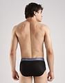 Calvin Klein Underwear Multi-Coloured Solid Mid Rise Brief - Pack Of 3