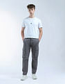 Flying Machine Relaxed Tapered Fit Pure Cotton Cargo