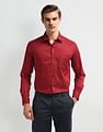 Arrow Cutaway Collar Cotton Shirt