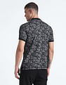 Flying Machine Paisley Print Cotton Polo Shirt