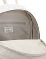 Tommy Hilfiger Solid Off-White PU Backpacks
