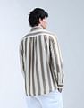 Flying Machine Vertical Striped Color Of Home Shirt