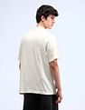 Flying Machine Oversized Typographic Print T-Shirt
