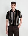 Arrow Sport Vertical Striped Regular Fit Polo Shirt