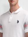 U.S. Polo Assn. Denim Co. Muscle Fit Typography Polo Shirt