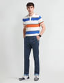 Arrow Sport Horizontal Striped Regular Polo Shirt