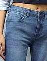 Flying Machine Women Mid Rise Bootcut Jeans
