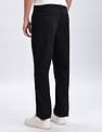 Calvin Klein Jeans Relaxed-Fit Solid Mid Rise Trousers