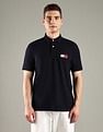 Tommy Hilfiger Solid Regular Fit Cotton Polo T-Shirt
