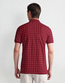 Arrow Sport All Over Printed Regular Polo Shirt