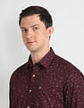 Arrow Sports Floral Print Cotton Shirt