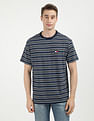 Tommy Hilfiger Badge Horizontal Stripe Cotton T-Shirt