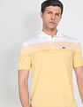 Arrow Sports Jacquard Colour Block Polo Shirt