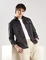Calvin Klein Jeans Striped Regular-Fit Cotton Shirt
