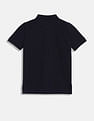 Tommy Hilfiger Kids Boys Navy Solid T-shirt for Classic Style