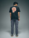 Flying Machine Mid Rise Solid Cargo Joggers