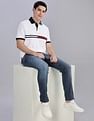 Tommy Hilfiger Mid-Wash Slim-Fit Mid Rise Jeans