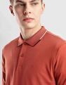 Calvin Klein Jeans Solid Slim Fit Cotton Polo Shirt