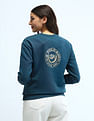 U.S. Polo Assn. Women Hd Print Regular Fit Sweatshirt