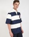 Tommy Hilfiger Striped Regular-Fit Cotton Polo Shirt