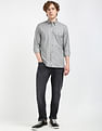 Tommy Hilfiger Textured Dobby Striped Shirt