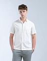 Flying Machine Textured Pattern Regular Fit Shirt
