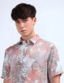 Flying Machine Printed Regular Fit Shirt