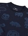 Flying Machine Graphic Printed Digitopia Unisex T-Shirt