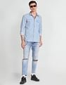 Flying Machine Washed Cotton Shirt