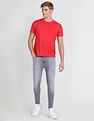 Flying Machine Mid Rise Skinny Fit Crop Jeans