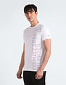 Tommy Hilfiger Organic Cotton Placement Typographic Print T-Shirt