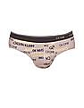 Calvin Klein Underwear Men Grey Mid Rise Microfiber Printed Hipster Brief